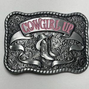 Western Cowgirl Belt Buckle American West USA Women Girls Belt Buckles